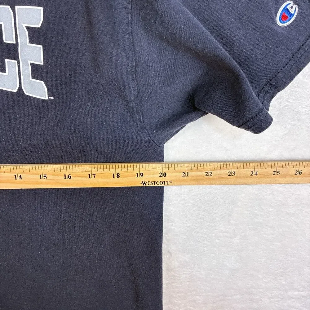 Champion United States Space Force Mens L Logo Navy Blue Shirt Military SpaceX - Picture 5 of 6